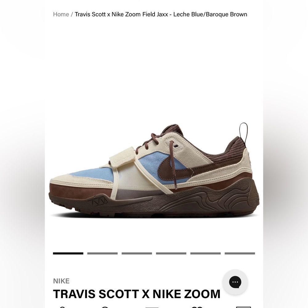 Nike Zoom Field Jaxx in Leche Blue and Baroque Brown